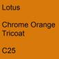 Preview: Lotus, Chrome Orange Tricoat, C25.